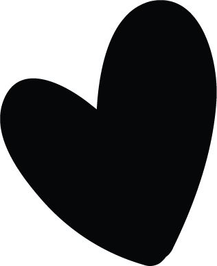 Black heart icon.