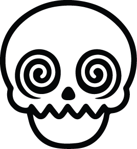 Skull icon to showcase frazzled business owners.
