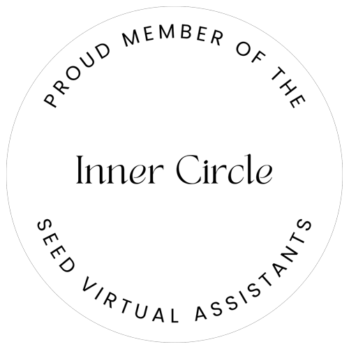 Member badge for the inner circle seed virtual assistants.
